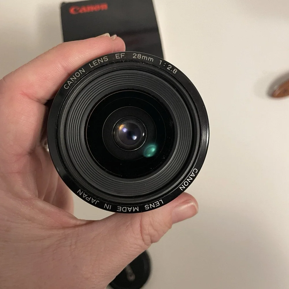 Canon EF 28mm f/2.8 Lens With UV Protector‎ In Working Order